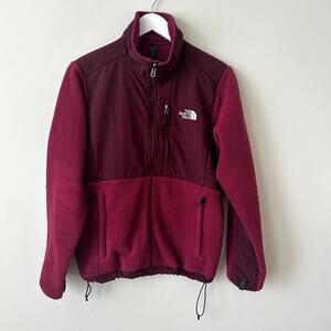 The North Face Denali Fleece Jacket Size Womens M Maroon Polartec Vintage Y2K